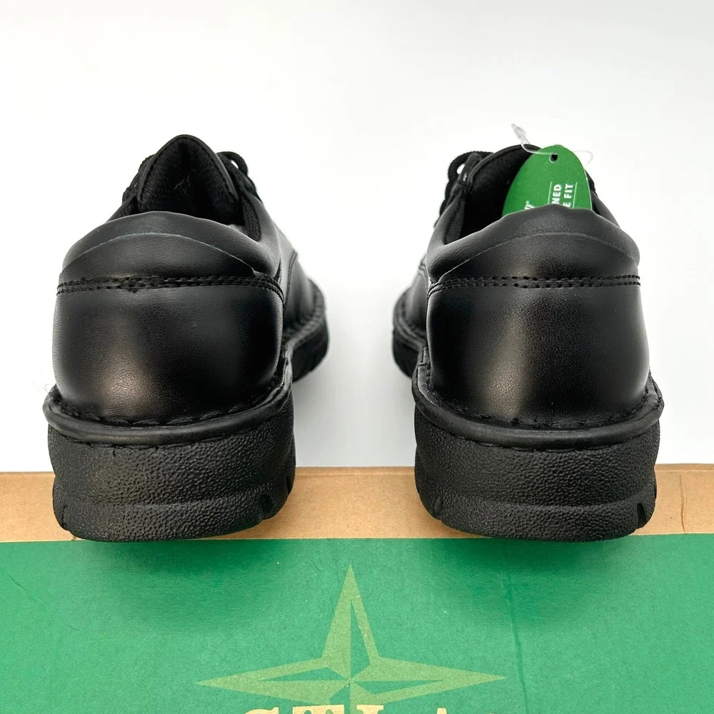 Kids Oxford Dress Shoes Eastland Plainview Size 4 Big Kids Black Leather NEW